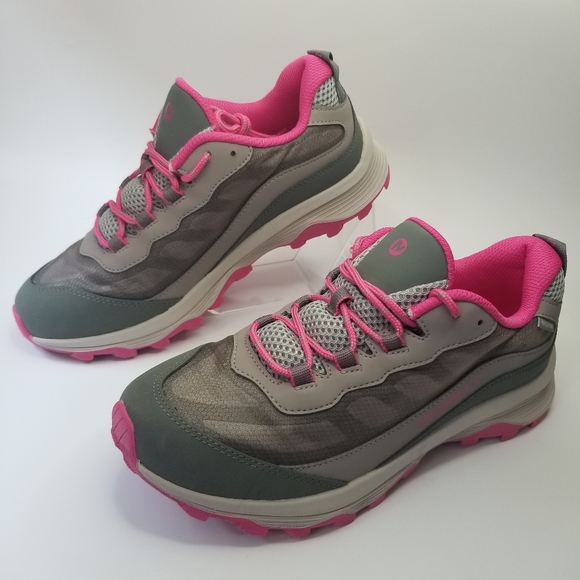 Merrell Other - NWOT Merrell Float Pro grey & pink waterproof sneakers/hiking shoes, size 6